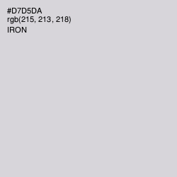 #D7D5DA - Iron Color Image