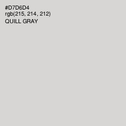 #D7D6D4 - Quill Gray Color Image