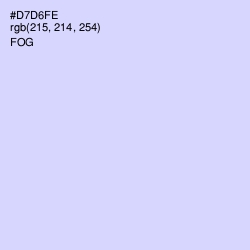 #D7D6FE - Fog Color Image