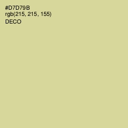 #D7D79B - Deco Color Image