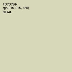 #D7D7B9 - Sisal Color Image