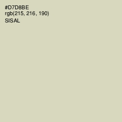 #D7D8BE - Sisal Color Image