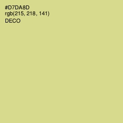 #D7DA8D - Deco Color Image