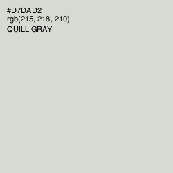 #D7DAD2 - Quill Gray Color Image