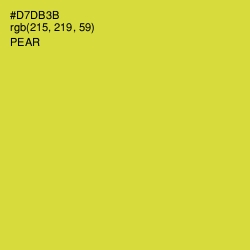 #D7DB3B - Pear Color Image