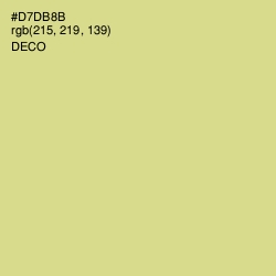 #D7DB8B - Deco Color Image