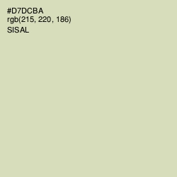 #D7DCBA - Sisal Color Image