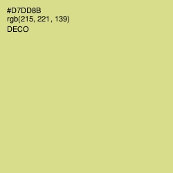 #D7DD8B - Deco Color Image