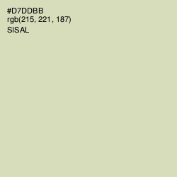 #D7DDBB - Sisal Color Image