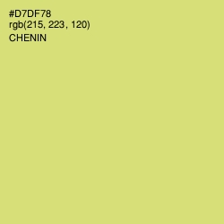#D7DF78 - Chenin Color Image