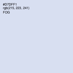 #D7DFF1 - Fog Color Image