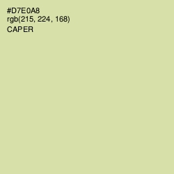 #D7E0A8 - Caper Color Image