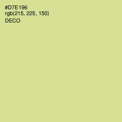 #D7E196 - Deco Color Image