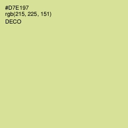 #D7E197 - Deco Color Image