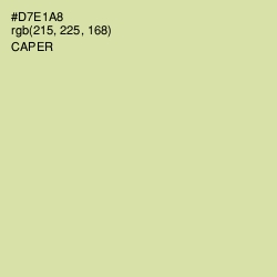 #D7E1A8 - Caper Color Image