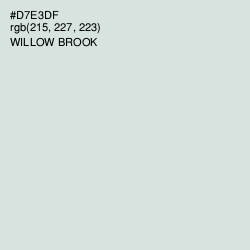 #D7E3DF - Willow Brook Color Image