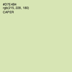 #D7E4B4 - Caper Color Image
