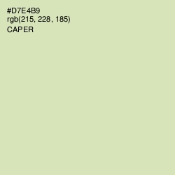 #D7E4B9 - Caper Color Image