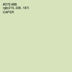 #D7E4BB - Caper Color Image