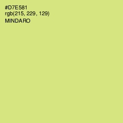 #D7E581 - Mindaro Color Image