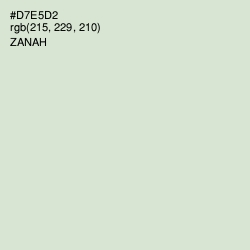 #D7E5D2 - Zanah Color Image