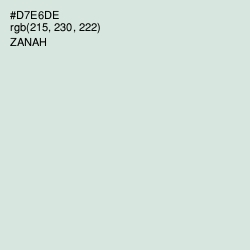 #D7E6DE - Zanah Color Image