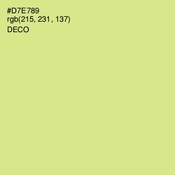 #D7E789 - Deco Color Image