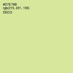 #D7E79B - Deco Color Image