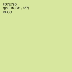 #D7E79D - Deco Color Image