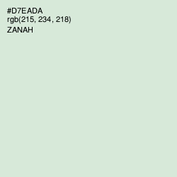 #D7EADA - Zanah Color Image
