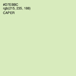 #D7EBBC - Caper Color Image