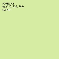 #D7ECA3 - Caper Color Image