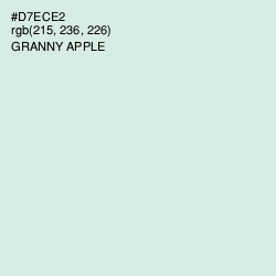 #D7ECE2 - Granny Apple Color Image