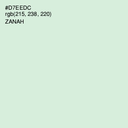 #D7EEDC - Zanah Color Image