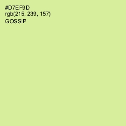 #D7EF9D - Gossip Color Image