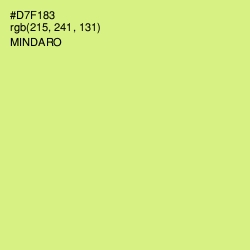 #D7F183 - Mindaro Color Image