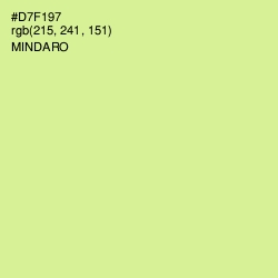 #D7F197 - Mindaro Color Image