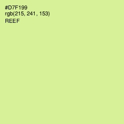 #D7F199 - Reef Color Image