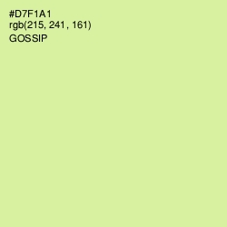 #D7F1A1 - Gossip Color Image