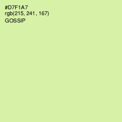 #D7F1A7 - Gossip Color Image