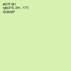 #D7F1B1 - Gossip Color Image