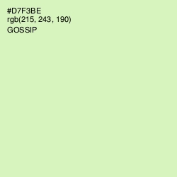 #D7F3BE - Gossip Color Image