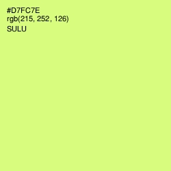 #D7FC7E - Sulu Color Image