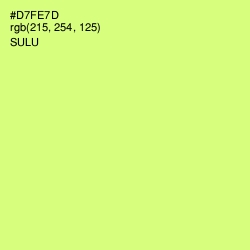 #D7FE7D - Sulu Color Image