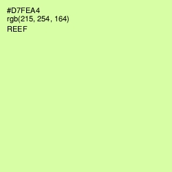 #D7FEA4 - Reef Color Image
