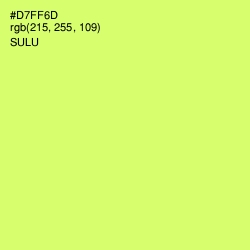 #D7FF6D - Sulu Color Image
