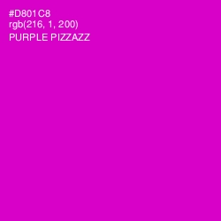 #D801C8 - Purple Pizzazz Color Image