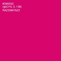 #D8056C - Razzmatazz Color Image