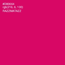 #D80664 - Razzmatazz Color Image