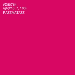 #D80764 - Razzmatazz Color Image